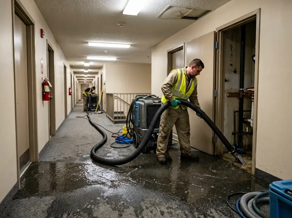 multi-unit-apartment-hallway-f-005 — frequently asked questions, Emergency Burst Pipe Water Extraction & Removal in Mars Hil…
